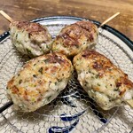 串焼キ カメチヨ・シャルボン - つくね 塩