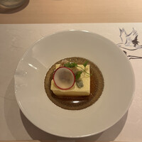 寿司と日本料理 銀座 一 - とうもろこし豆腐