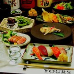 YOURS DINING IKEBUKURO - 寿司と天ぷら +飲み放題コース