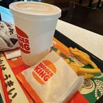バーガーキング - フレンチフライとオレンジ