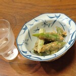 酒菜家 - アスパラの胡麻マヨ和え