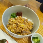 酒楽亭 空庵 - ほぐし鴨の玉子とじご飯