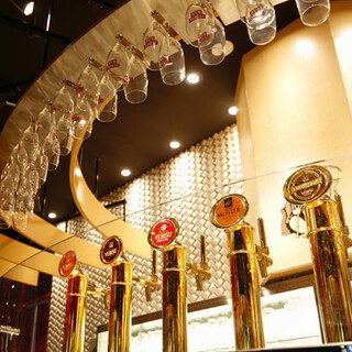ヱビス生ビール各種をお楽しみください♪