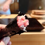 鮨 三心 - ネギトロ:赤身と中トロ、ネギのコンビネーション！