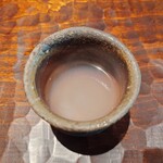 鮨 三心 - 蛤のお出汁