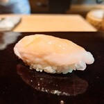 鮨 三心 - 白甘鯛:塩とすだち