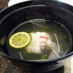 松葉寿司 - 鱧のお吸い物