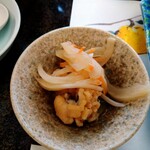 松葉寿司 - 鱧と新玉ねぎのマリネ