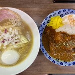 ヌードル＆スパイスカレー 今日の1番 - 朝限定セット　¥1,000-(税込) 