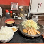 肉屋食堂 たけうち - 発酵味噌だれ豚ロース焼き♡