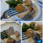 オザミトーキョー - 皮目がパリッと焼かれた平目は淡白な味わいですが、
      このソースを纏わせていただきますと…抜群に合いますね♡ソースが決め手の一皿とご紹介がありましたが
      勧められた通り、残ったソースはバゲットで拭いました