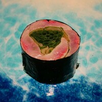 鮨 水天一碧 - ☆美しい鰯＆ガリ巻き（●＾o＾●）☆