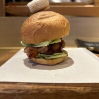 銀座かしわ - ハンバーガー