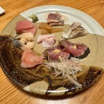 鮨　ごん八 - 刺身盛り合わせ（2人前）
