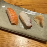 鮨　ごん八 - ます、みずだこ