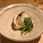 温石 - カブとニブナの胡麻和え