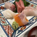 仁盛笑店 - お刺身の盛り合わせ