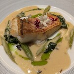 真白 - 甘鯛とツルムラサキ