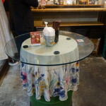 長者町立ち飲み やいちゃん - 店内唯一のテーブル