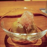 日本料理FUJI - ◯加茂茄子の素揚げを煮浸しに