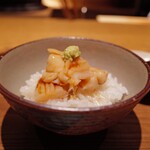 日本料理FUJI - ◯白ミル貝のご飯
