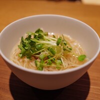 日本料理FUJI - ◯今日使った魚と天城軍鶏の出汁のラーメン