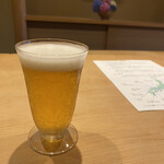 米増 - グラスビールで