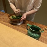 米増 - タデの葉をすりおろして