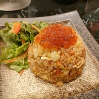 和食のあらまさ - 鮭といくらの親子チャーハン