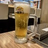 お好み焼き 鍋 酒 さくら - 生ビールは一番搾り550円