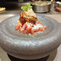 八重洲 steak & seafood 鉄板焼き 一心 - A5黒毛和牛ハンバーグ～Spicy tomato～