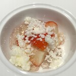 馳走西健一 - きらぴ香(焼津のいちご)、白ワインのジュレ、ヨーグルトとシャーベット