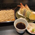 青山 川上庵 - 青山 川上庵(天せいろ(上))