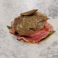 八重洲 steak & seafood 鉄板焼き 一心 - A5黒毛和牛のロース～冷しゃぶ夏仕立て～