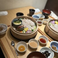 やさい家めい ルミネ横浜店 - お野菜と山形豚のセイロ蒸し