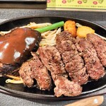 1ポンドのステーキハンバーグ タケル - 