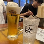 炭火焼肉 肉人 - 芋ソーダ芋ソーダ角ハイ泡盛ソーダ泡盛ソーダに泡盛ソーダ泡盛ソーダ