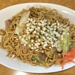 츄우카 소바 엔쟈쿠 - 限定 円雀式 ソース焼き Soba　７５０円　(2024/06)