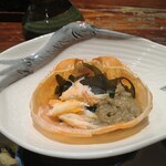 えびす鯛 - お通し・酒蒸し