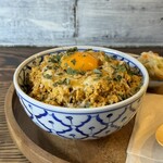 食堂 à - キーマカレー(炙りチーズトッピング)