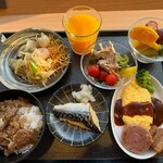 天然温泉 鶴港の湯 ドーミーインプレミアム - 料理写真:朝食全景