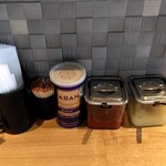 ラーメン 野良裏家 - 卓上味変調味料