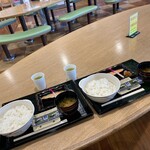 湾岸長島パーキングエリア（上り線） スナックコーナー - 和風モーニングセット (朝定食) 600円