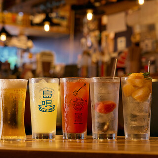 沖縄ドリンクも豊富！お得な単品飲み放題やハッピーアワーも♪