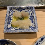 鮨処 たか - 白身のオリーブオイル