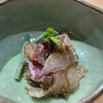 南九州畜産 卸売市場 なんちく - 鯛刺し塩昆布和え