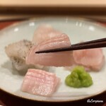 御料理 寺沢 - 松皮鰈の縁側