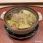 御料理 寺沢 - 喜知地と海胆と賀茂茄子の小鍋立