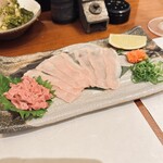 心斎橋かわぐち - 白肝のポン酢てっさ