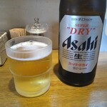 中華そばや 和凡 - 瓶ビール